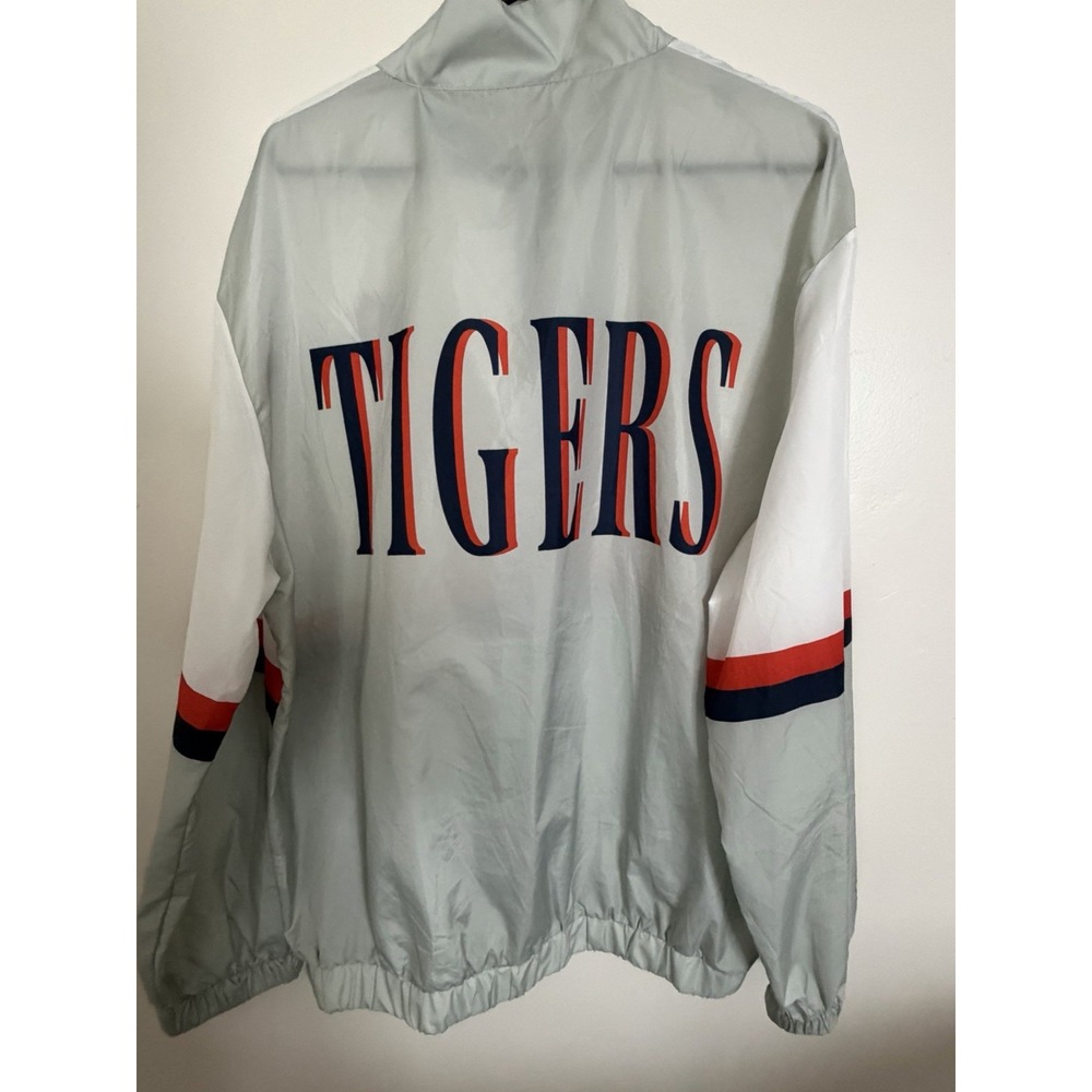 DETROIT TIGERS BASEBALL REPLICA XL VTG RETRO 90'S WINDBREAKER GIVEAWAY JACKET US - Picture 2 of 4
